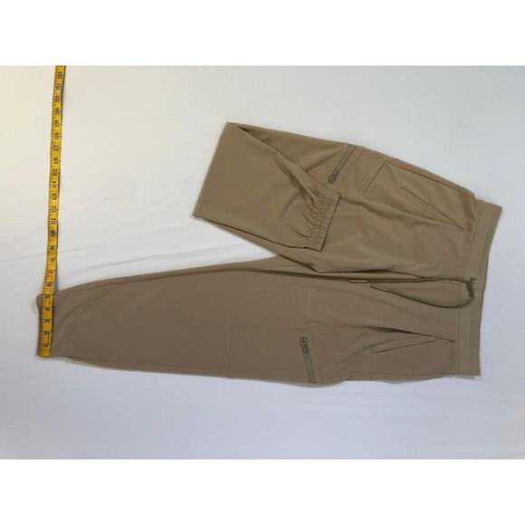 Athleta Go Fat Travel Pants Drawstring Waist Khaki Size 4 Outdoor Hiking Travel - Picture 12 of 12